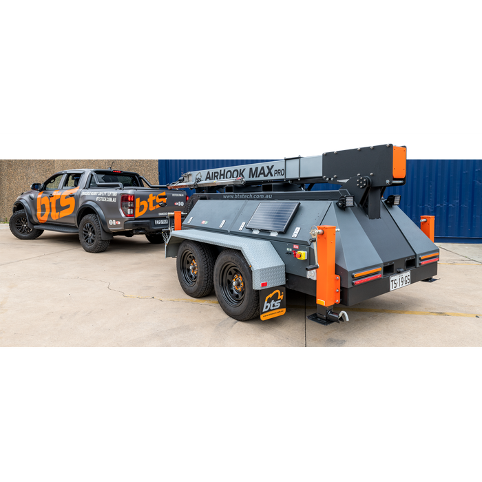 Engineered BTS AirHook MAX PRO Trailer 15m High Anchor, Heavy Duty Towable Height safety trailer