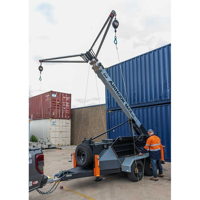 Engineered BTS AirHook MAX PRO Trailer 15m High Anchor, Heavy Duty Towable Height safety trailer